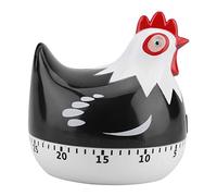 Minuteur De Cuisine En Forme De Poule Style Dessin Animé Noir