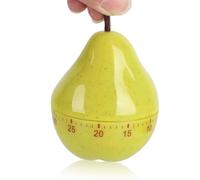 Minuteur de Cuisine Mécanique, Minuterie de Dessin Animé, minuteur de Cuisine,minuteur,minuteurs,Dessin Anim Cuisine Minuterie, Minuteur en Forme de Poire de Jusqu'à 60 Minutes pour Enfant, Cuisine