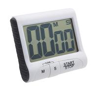 Minuteur de cuisine numérique avec aimant puissant à l'arrière - Trou de suspension - Alarme puissante - Grand écran LCD - Minuteur de cuisine pour la gestion du temps - Minuteur pour la cuisson des