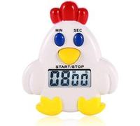 Minuteur de Forme de Coq, Minuteur de Cuisine Magnétique blanc