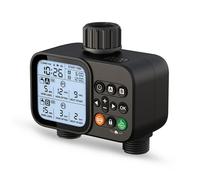 Minuteur D'Eau à 2 Sorties Système D'Arrosage Automatique Temporisé Outil D'Arrosage pour Extérieur, Maison, Jardin, Pelouse, Serre