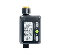 Minuteur d'eau programmable fabriqué pour le jardin - Résistant aux intempéries - Minuteur de robinet pour irrigation de pelouse et système goutte à goutte - Plastique