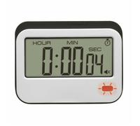 Minuteur digital gris sonore lumineux vibrant en silicone