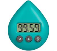 Minuteur électronique conçu comme goutte avec suivi magnétique d'intervalle de 99 minutes dans les salles d'étude et d'apprentissage (vert)