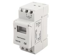 Minuteur électronique THC15A, 220-240 VAC, 16A, montage sur rail DIN, programmable