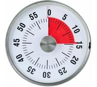Minuteur Géant Mécanique - 60 Minutes - Grands Chiffres - sur Pied ou Magnétique - Timer Cuisine, Salle de estion，
