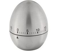 Minuteur Manuel Jusqua 1H Inox Forme Oeuf 7.5 X 5 Cm Cuisine Patisserie G