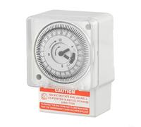 Minuteur mécanique 220 V AC 24 heures 15 minutes rail DIN minuterie analogique