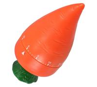 Minuteur Mécanique Carotte Mignonne Cuisine, Étude et Devoirs | Compte à Rebours Précis, sans Pile, Design Adorable, Métal et Plastique, Orange