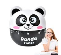 Minuteur mécanique manuel - Horloge mécanique de 60 minutes pour compte à rebours des étudiants - Minuteur de dessin animé sans pile nécessaire Grenouille, chiot, panda, tomate pour décoration de