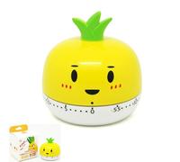 Minuteur Mécanique Manuel, Minuteries de Dessin Animé Ananas, Mignons Minuterie de Cuisson, pour Cuisine Bureau à Domicile École Salle de Classe