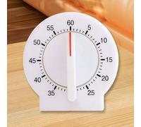 Minuteur mécanique rond de 60 minutes avec alarme puissante et minuterie manuelle pour la maison, l'étude, la cuisine en salle de classe