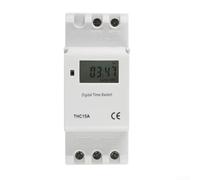 Minuteur numérique DIN AC220 V 16 A avec écran LCD, minuterie programmable pour rail de chapeau, contrôle du temps quotidien et hebdomadaire, relais temporel SPDT, module de minuterie DIN 50 Hz