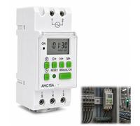 Minuteur numérique pour rail DIN, modèle modulaire, minuteur électronique hebdomadaire, programmable, 230 V AC, 16 programmes marche/arrêt