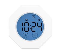 Minuteur Pomodoro, minuterie de productivité carrée, minuterie de mise au point avec gravitationnelle octogonale, alerte sonore réglable et silencieuse