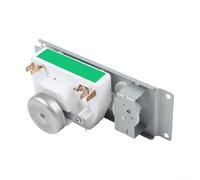 Minuteur pour micro-ondes compatible avec Midea Wld35 1s et Wld35 2s Series Corps en acier inoxydable 15 A 250 V AC Puissance nominale Blanc Facile à installer 76 mm Espace d'arbre pour contrôle de