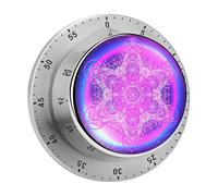 Minuteur Rotatif mécanique Mandala Cube de Métatron sacré, utilisé pour la minuterie Quotidienne