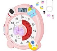 Minuteur Visuel 60 Minutes rose