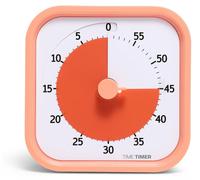 Minuteur visuel de 60 minutes, silencieux, avec boîtier amovible, couleur orange