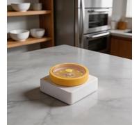 Minuteur visuel magnétique de 60 minutes avec alarme silencieuse, outil de gestion du temps coloré pour salle de classe, tout-petits, étude de cuisine TDAH (jaune)