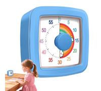 Minuteur Visuel pour - Horloge Compte à Rebours Enfant - Dispositif Silencieux Mécanique de Gestion du Temps pour Salle de nseignement Bureaux Lecture Examen Étude Maison