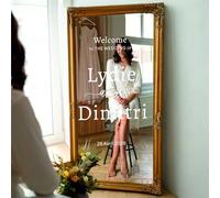 MINXLTD Autocollants De Bienvenue Personnalisés | Panneau De Bienvenue De Mariage Personnalisable - for Miroir, Acrylique, Carton - Autocollant Miroir De Mariage - for Le Mariage De(57x88cm)