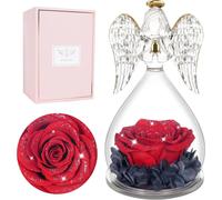 Miofula Ange Figure Cadeaux Rose éternelle pour les femmes Noël Saint-Valentin