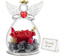 Miofula Ange Rose Fleur éternelle Cadeau Grand-mère Maman Saint-Valentin Anniversaire