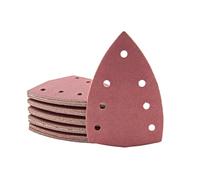 MioTools Fox Feuilles abrasives 150 x 100 mm, 7 trous (Lot 25) G24 | p. Ponceuses delta, Corindon normal, support auto-agrippant