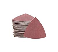 MioTools Fox Feuilles abrasives 82 mm (Lot 50) G120 | p. Ponceuses delta, Corindon normal, support auto-agrippant
