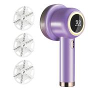 MIOYOOW Rasoir Anti-Bouloche, Outil à Tissu Anti-Peluche avec 3 Modes Réglables, éliminateur de Bouloche Rechargeable, avec 3 Embouts de Rechange pour Vêtements, Couvertures, Meubles