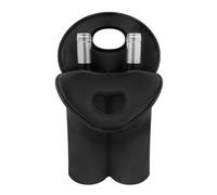 MiOYOOW Sac de Transport pour 2 Bouteilles de Vin, Sachet à Main Isotherme en Néoprène avec Séparateurs et Poignée, pour Vin/Bière/Champagne/Eau/Boisson de 750 ML