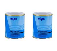 MIPA Mipatherm Lot de 2 laques thermiques pour four Noir 750 ml