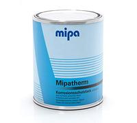 Mipa Mipatherm Vernis anti-corrosion Résistance 800°C Noir 750 ml