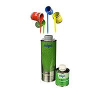 MIPA SE MB 9147 Kit de protection teinté avec durcisseur + pigment RAL - Vernis acrylique 2K PU Revêtement de surface de transport Revêtement de protection (MB 9147 Blanc arctique)