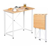 MIPAN.Bureau d'ordinateur 80x45x74cm -Bureau Pliable Moderne - Table Bureau Informatique - Fonction pliable - Marron