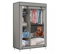 MIPAN Penderie Souple Armoire à Vêtements, pour Chambre, Couloir, Dressing Gris