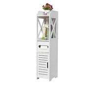 MIPAN Petit Meuble de Rangement pour Toilettes, Support pour Papiers Toilettes, Colonne, Armoire de Salle de Bain
