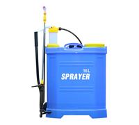 MIPAN Pulvérisateur à Main avec Buse Réglable-Pulvérisateur à Pression 16L-Pulvérisateur de Jardin -Pulvérisateur à Dos-Bleu