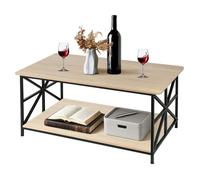 MIPAN.Table Basse Salon - Table Basse Rectangulaire - 100x52x47cm - Pieds de table solides - Pour salon, Jardin, Petit espace -