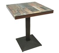 MIPAN Table de Bar, Table à Manger, Table carrée, Style Industriel Table A Manger Avec Chaises Sol floral rétro