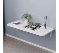MIPAN.Table Murale Bois - Table Rabattable - Table de Salle À Manger de Cuisine Pliante Invisible - 60 x 30 - Blanc
