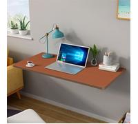 MIPAN.Table Pliante Murale - Table Rabattable - Console Pliante - Bureau d'ordinateur -Table de Cuisine - 60 x 30 cm - Marron