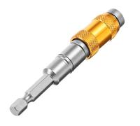 Mipcase 1 Pièce Adaptateur de Porte Embouts Magnétique avec Rallonge Pivotante Outil Polyvalent pour Perçage Vissage les Angles Étroits