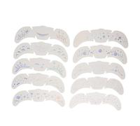 Mipcase 10 Pièces Halloween Freckle Face Makeup Patches Autocollants Cosplay Visage Temporaires pour Garçon Fille Tatouages Éphémères Auto-adhésifs Doux pour Peau Sensible Décorations
