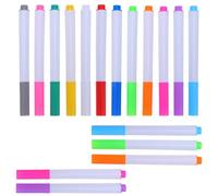 Mipcase 36 Pièces Marqueurs à Craie Liquide Effaçables 12 Couleurs | Plastique, Rechargeables et Portables, Usage Intérieur Créatif, Voyage, Débutants et Artistes, sans Poussière