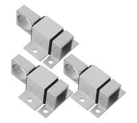 Mipcase 3pcs Loquet à Verrouillage Automatique en Alliage D'aluminium Mécanisme à Ressort pour Portes en Bois, pour Meubles et Fenêtres en Intérieur Silencieux