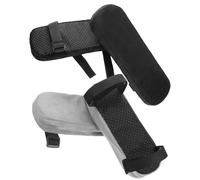 Mipcase 4 Pièces Coussins Accoudoirs Mémoire de Forme pour Chaise de Bureau et Gaming Protections Confortables pour Coudes et Avant-Bras Housses Amovibles et Lavables Adaptées