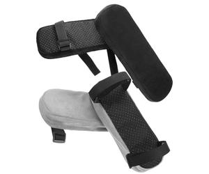 Mipcase 4 Pièces Coussins Accoudoirs Mémoire de Forme pour Chaise de Bureau et Gaming Protections Confortables pour Coudes et Avant-Bras Housses Amovibles et Lavables Adaptées