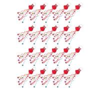 Mipcase 50 Pièces Serpentins de Fête Portables Mini Lance-confettis en | Main, Format Compact, sans Salissure, pour Anniversaire et Toutes Occasions